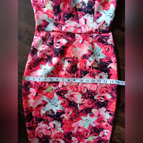 Floral Strapless Dress - Picture 5 of 6